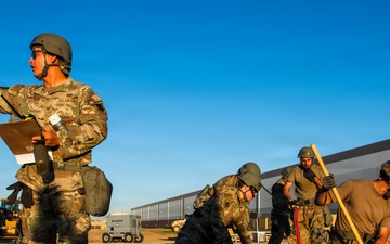 163d CES repairs flightline; meets METs during exercise Grizzly Talon
