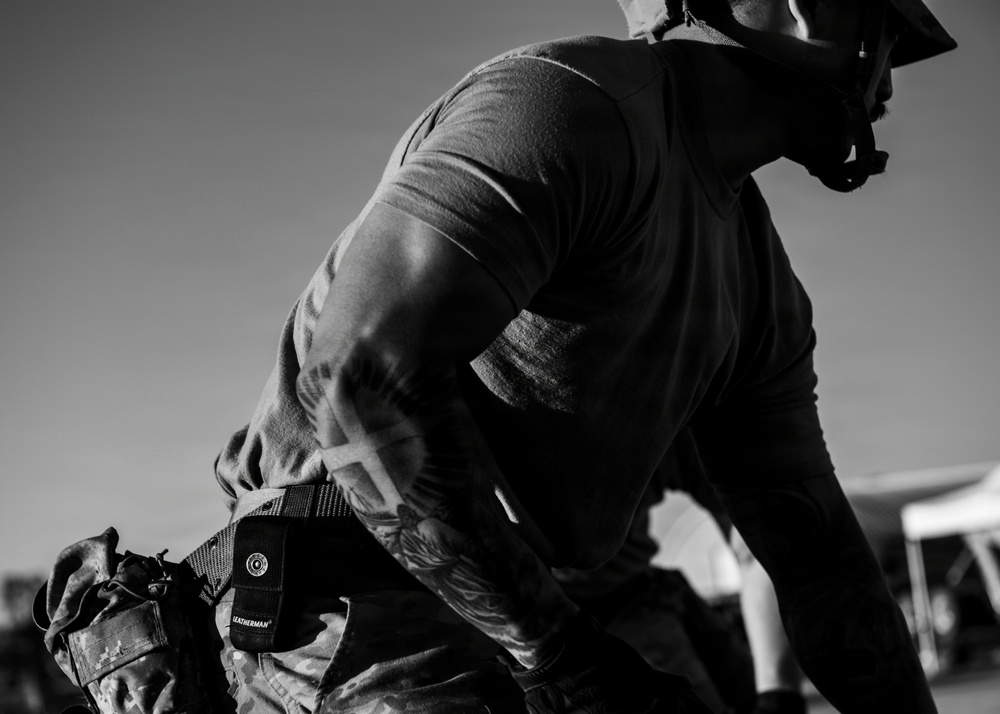 163d CES repairs flightline; meets METs during exercise Grizzly Talon