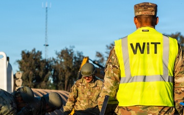 163d CES repairs flightline; meets METs during exercise Grizzly Talon