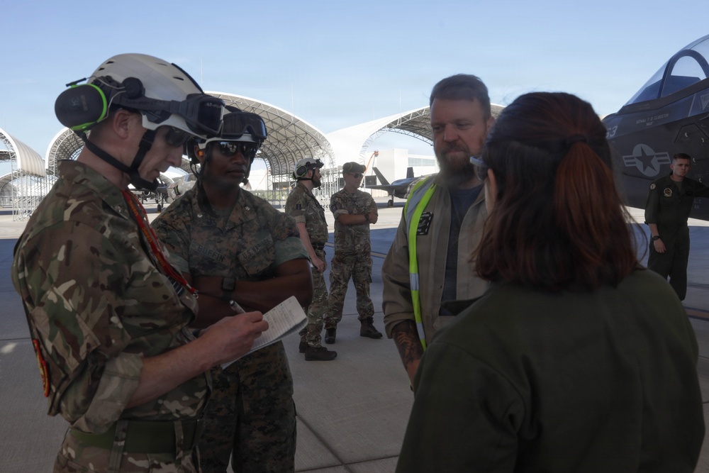 VMFAT-502 hosts UK Royal Air Force, Royal Navy