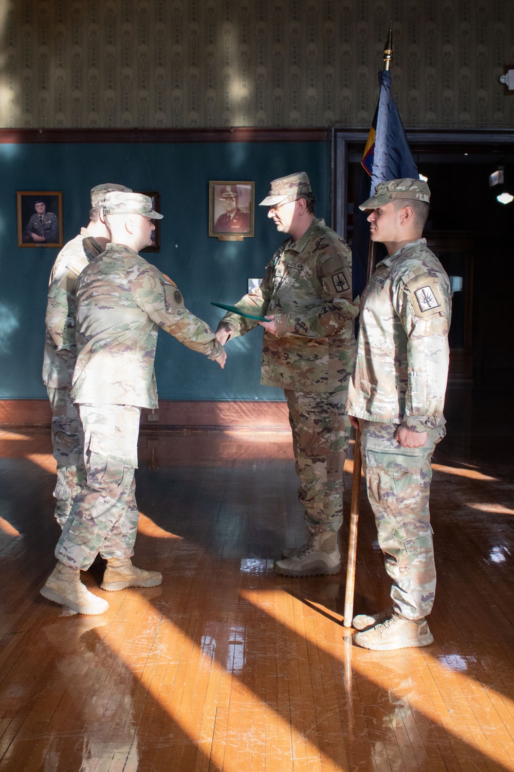 Buffalo-based New York Army National Guard Soldier retirement ceremony