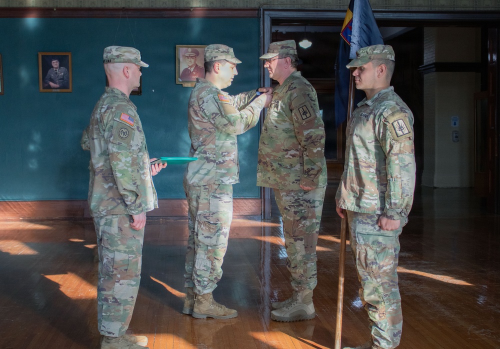 Buffalo-based New York Army National Guard Soldier retirement ceremony