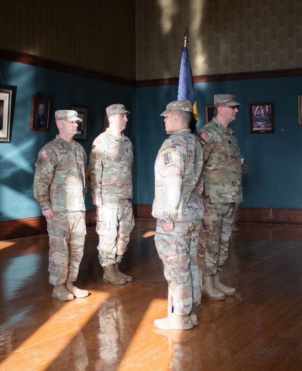 Buffalo-based New York Army National Guard Soldier retirement ceremony