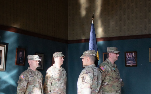 Buffalo-based New York Army National Guard Soldier retirement ceremony