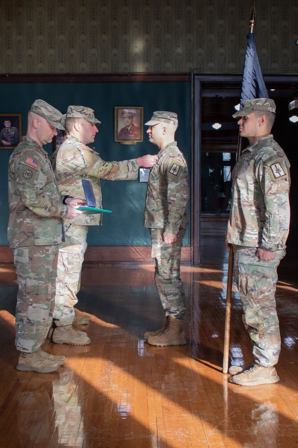 Buffalo-based New York Army National Guard Soldier retirement ceremony