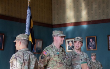 Buffalo-based New York Army National Guard Soldier retirement ceremony