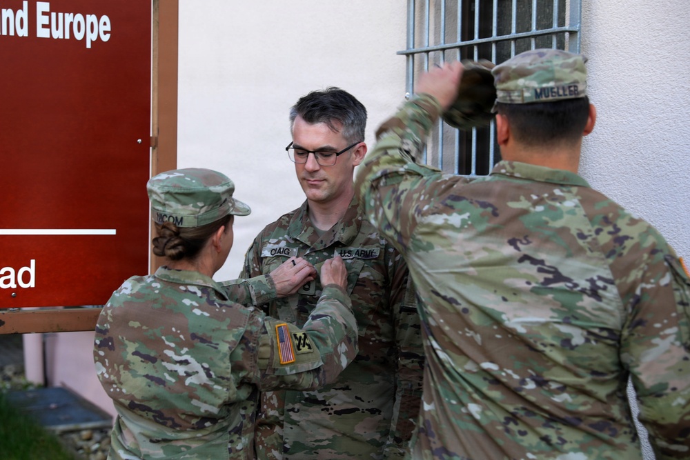 Master Sergeant Promotion in Germany