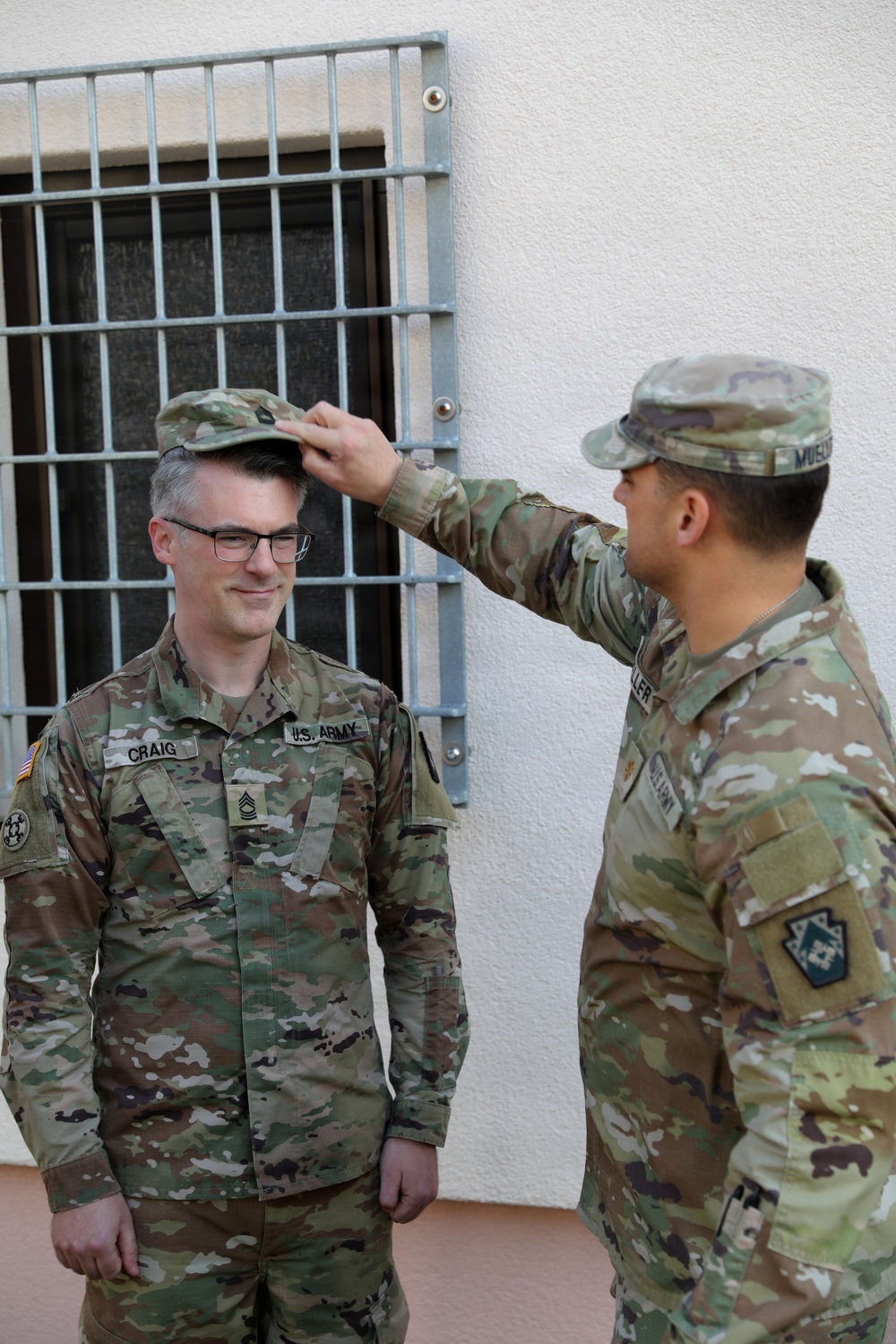 Master Sergeant Promotion in Germany