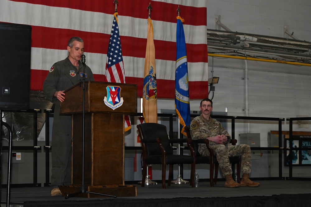 Staff Sgt. Justin Kahill Receives the Purple Heart