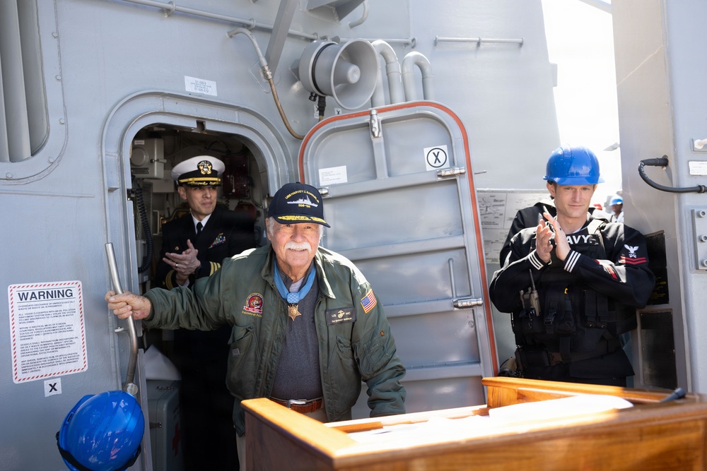 Future USS Harvey C. Barnum Jr. (DDG 124) Arrives at Naval Station Norfolk Homeport Ahead of Commissioning