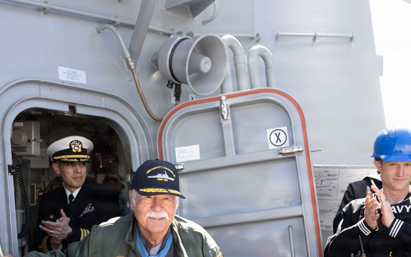 Future USS Harvey C. Barnum Jr. (DDG 124) Arrives at Naval Station Norfolk Homeport Ahead of Commissioning