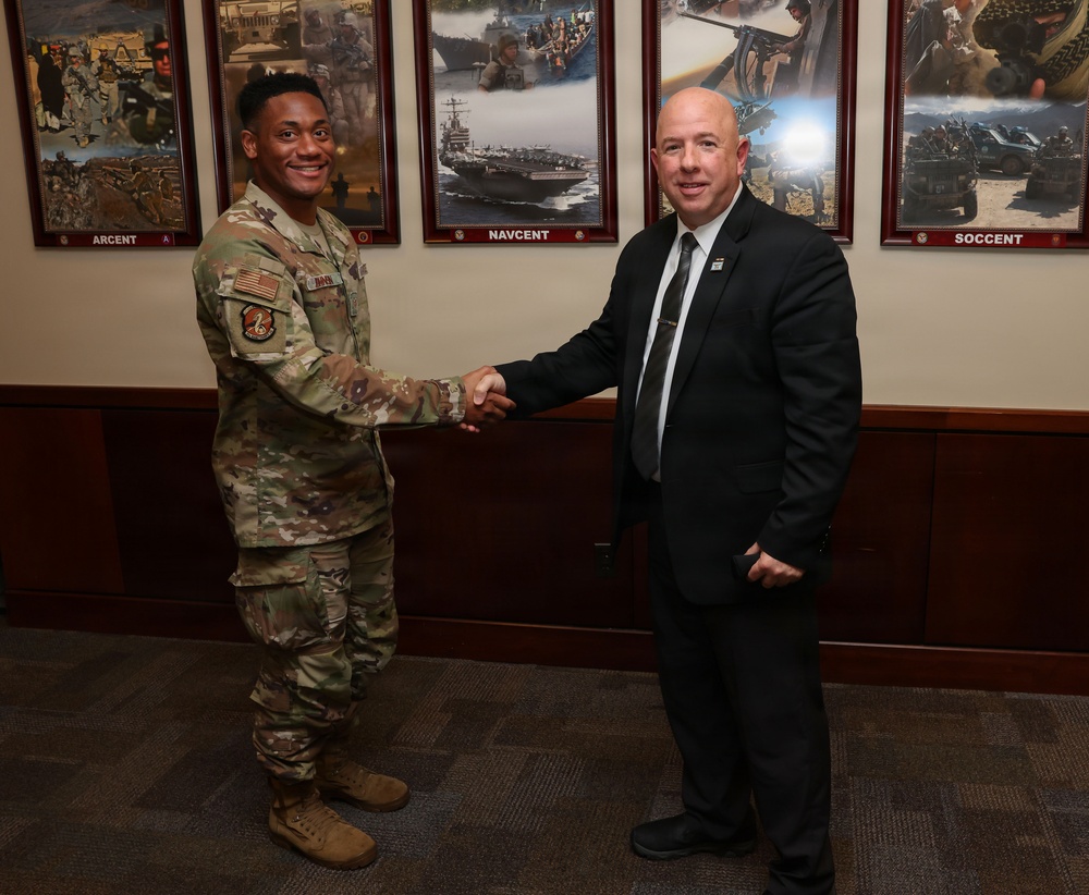 Senior Advisor to the Secretary of War for Strategy visits U.S. Central Command