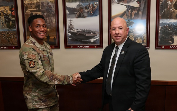 Senior Advisor to the Secretary of War for Strategy visits U.S. Central Command