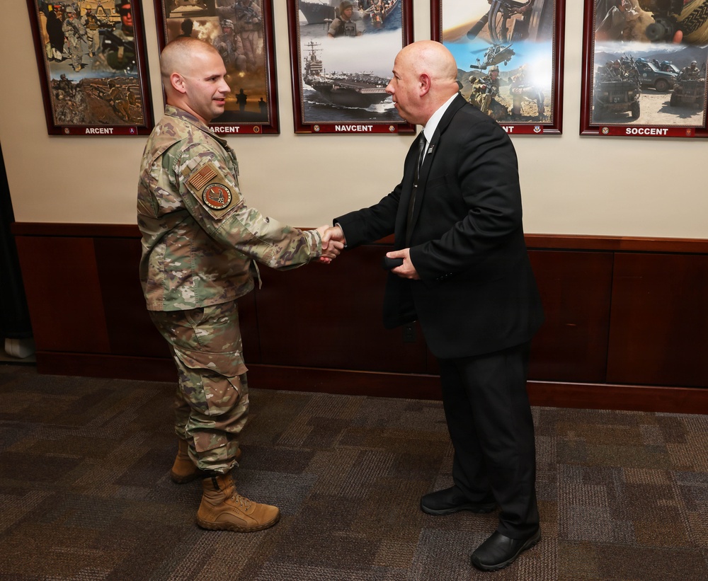 Senior Advisor to the Secretary of War for Strategy visits U.S. Central Command