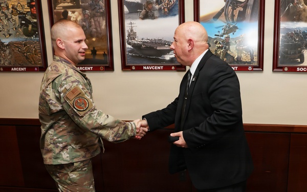 Senior Advisor to the Secretary of War for Strategy visits U.S. Central Command