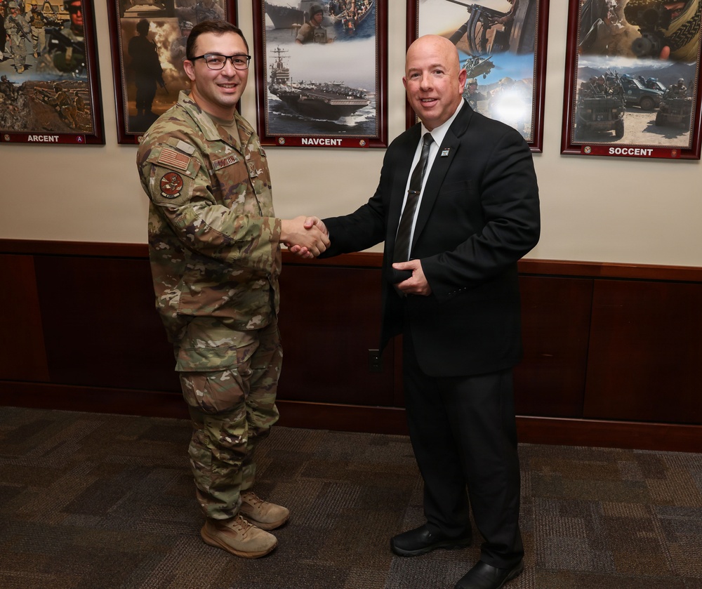 Senior Advisor to the Secretary of War for Strategy visits U.S. Central Command