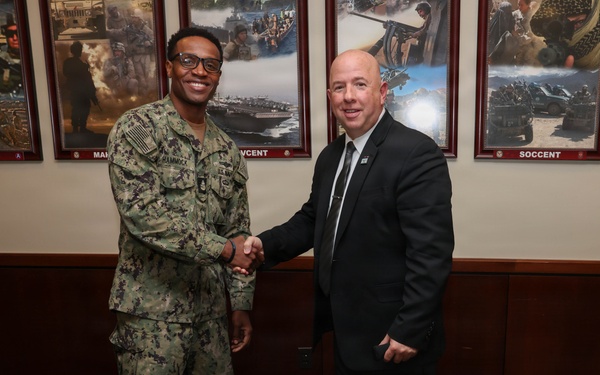 Senior Advisor to the Secretary of War for Strategy visits U.S. Central Command