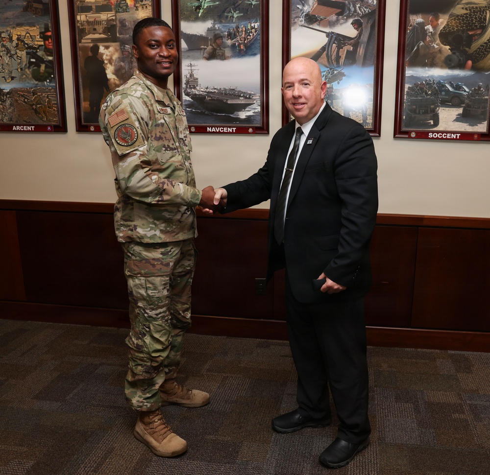 Senior Advisor to the Secretary of War for Strategy visits U.S. Central Command