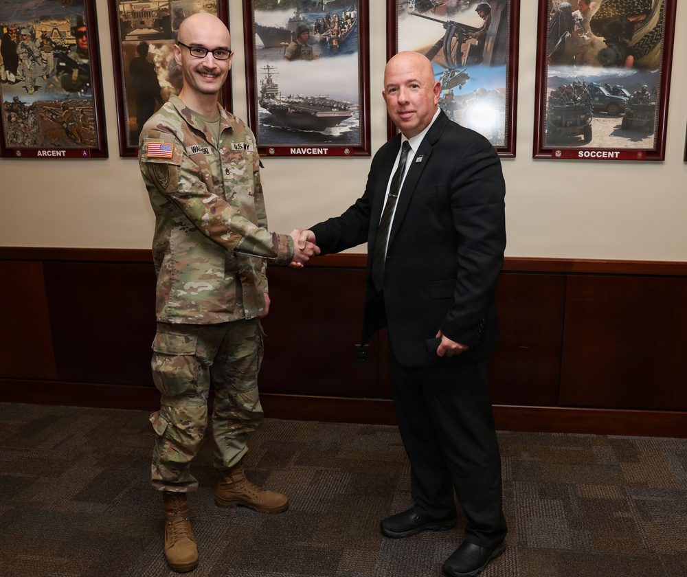 Senior Advisor to the Secretary of War for Strategy visits U.S. Central Command
