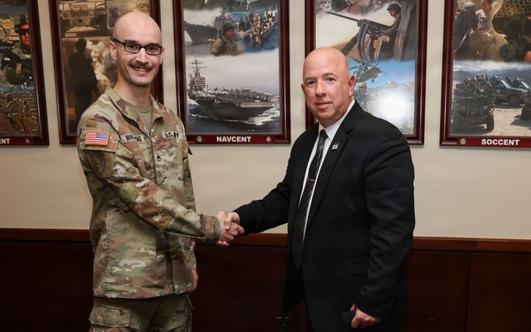 Senior Advisor to the Secretary of War for Strategy visits U.S. Central Command