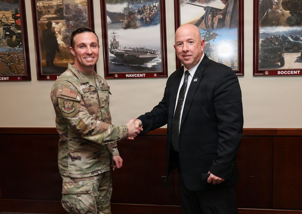 Senior Advisor to the Secretary of War for Strategy visits U.S. Central Command