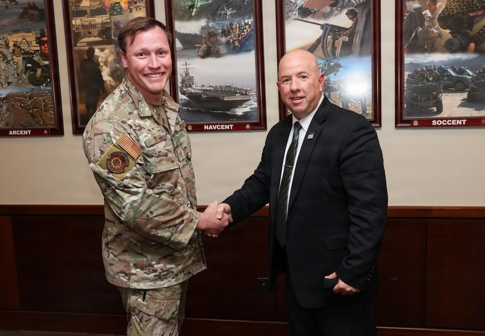 Senior Advisor to the Secretary of War for Strategy visits U.S. Central Command