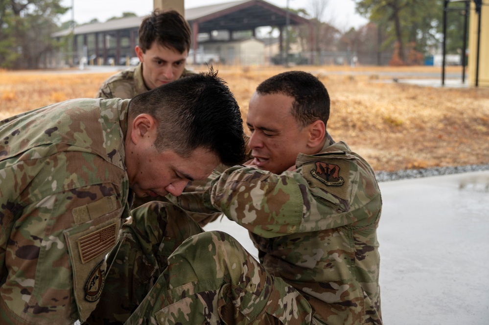 177th Security Forces Squadron defenders conduct Pre-Air Assault Training Course