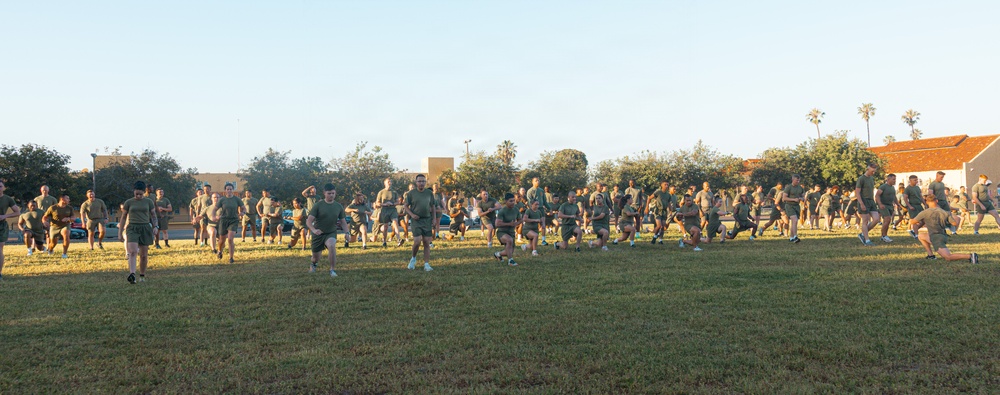 Headquarters and Service Battalion PT