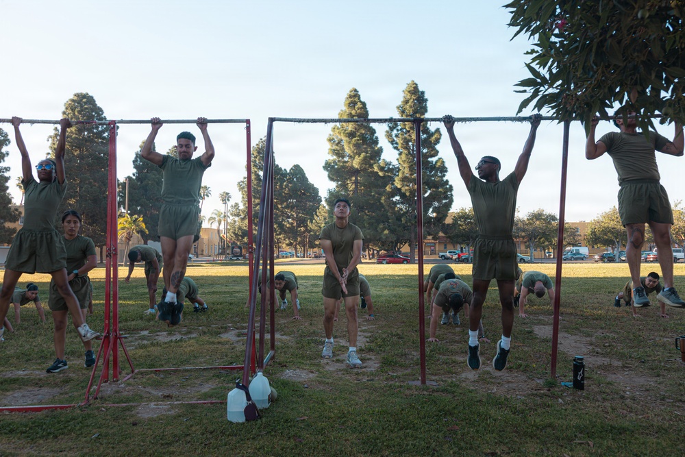 Headquarters and Service Battalion PT