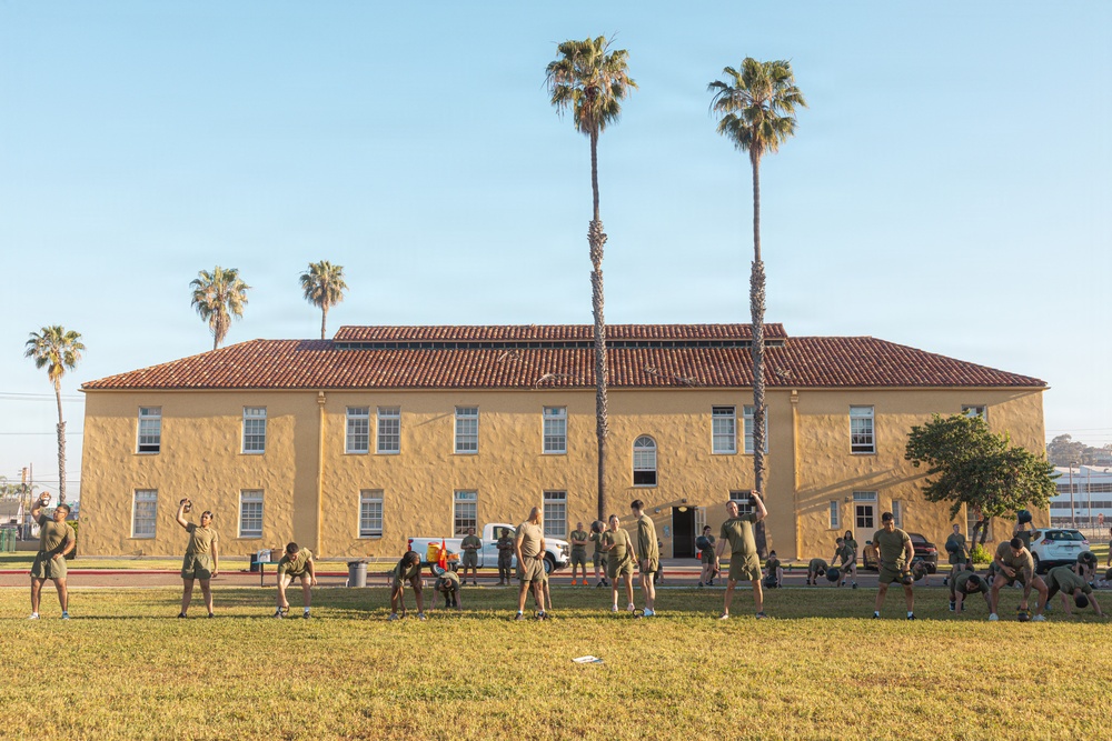 Headquarters and Service Battalion PT