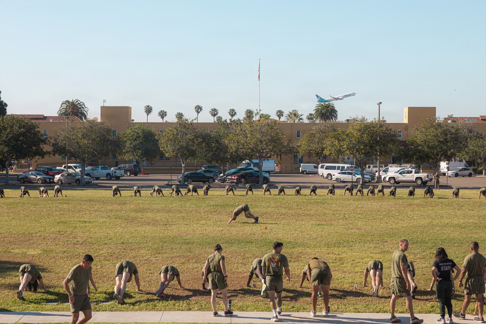 Headquarters and Service Battalion PT
