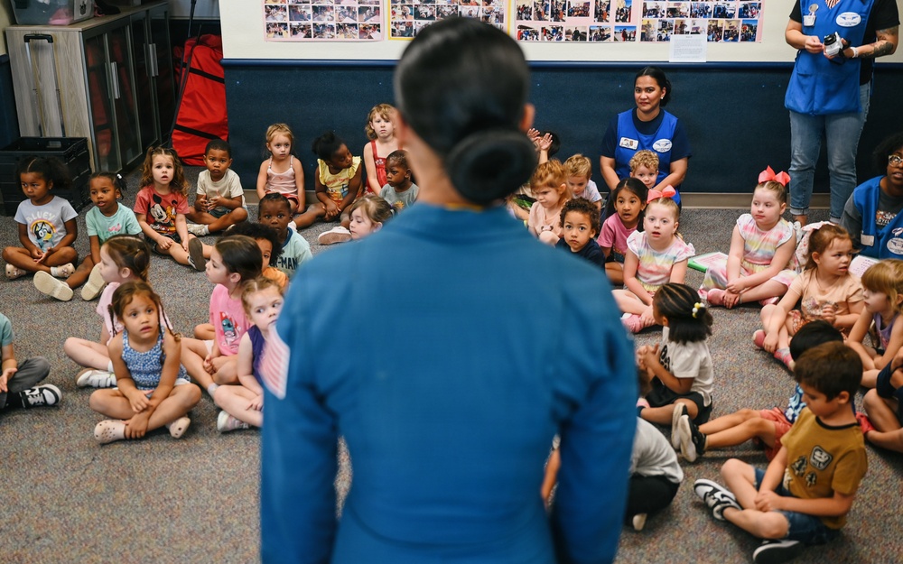 Blue Angels inspire youth at Luke AFB Child Development Center
