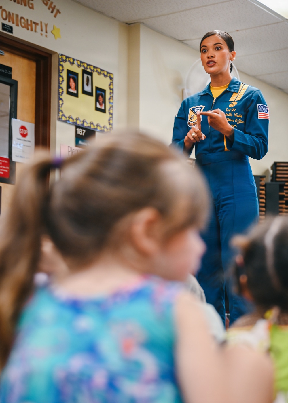 Blue Angels inspire youth at Luke AFB Child Development Center