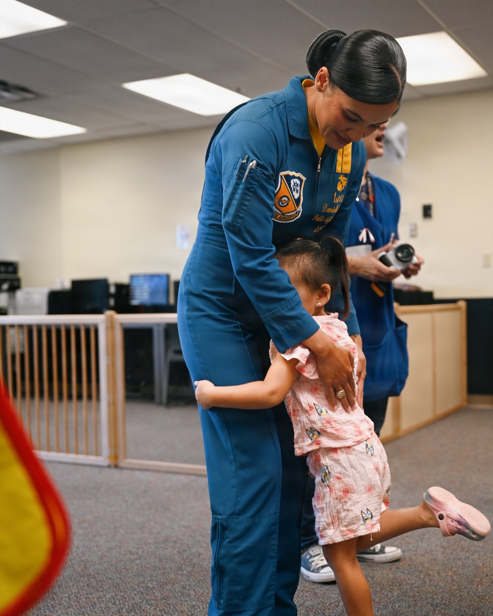 Blue Angels inspire youth at Luke AFB Child Development Center