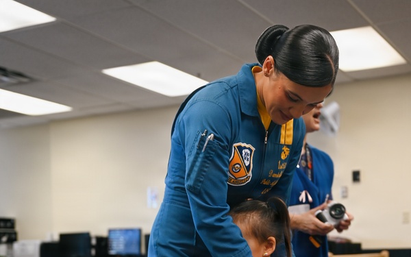 Blue Angels inspire youth at Luke AFB Child Development Center