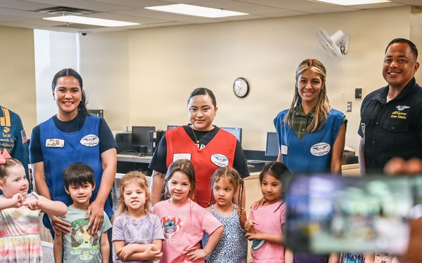 Blue Angels inspire youth at Luke AFB Child Development Center