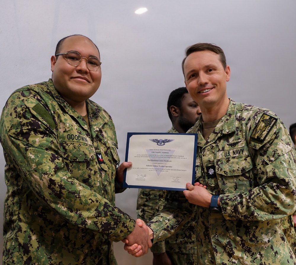 Fleet Readiness Center Northwest February 2026 Awards Quarters