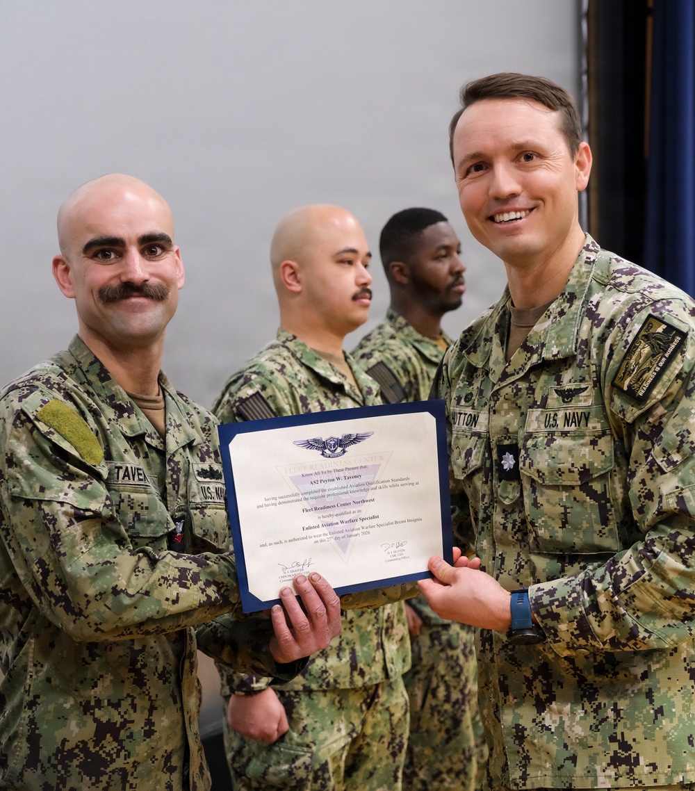 Fleet Readiness Center Northwest February 2026 Awards Quarters