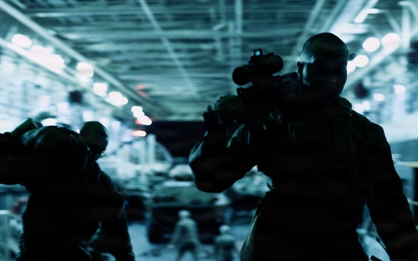 11th MEU Marines, Sailors conduct well deck operations aboard USS Portland