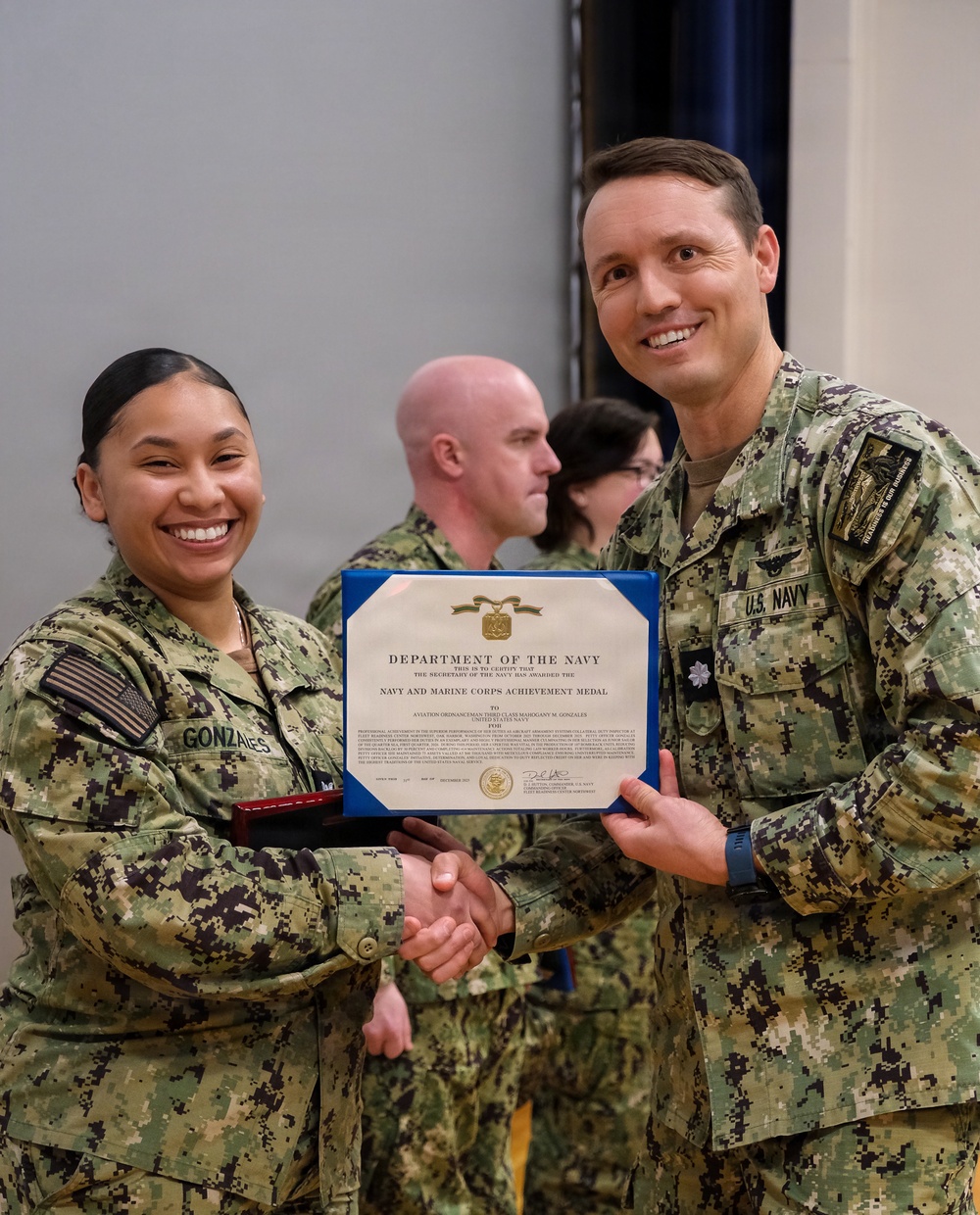 Fleet Readiness Center Northwest February 2026 Awards Quarters