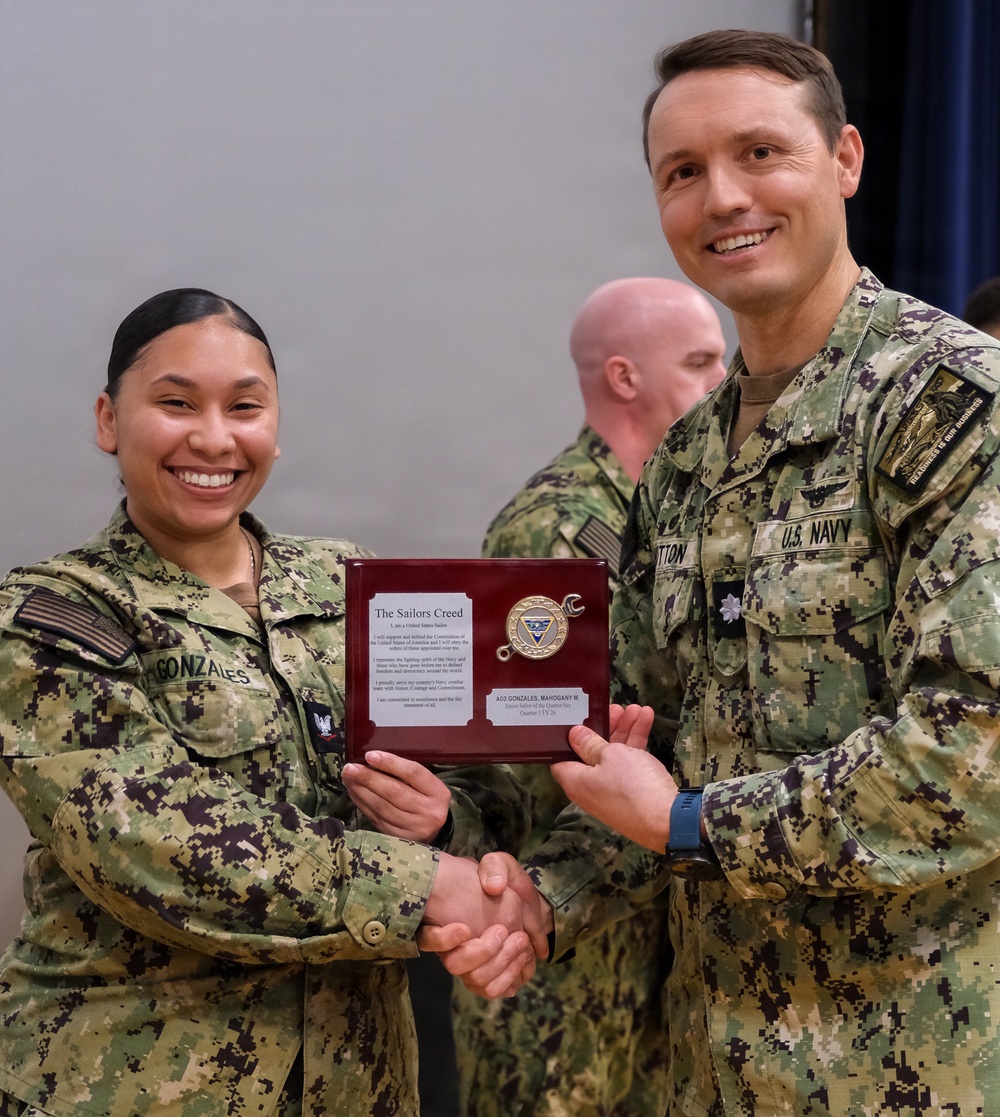 Fleet Readiness Center Northwest February 2026 Awards Quarters