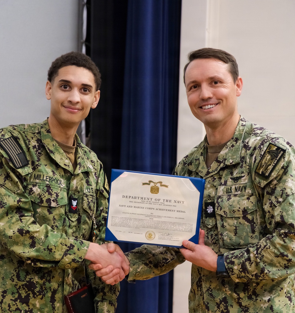 Fleet Readiness Center Northwest February 2026 Awards Quarters