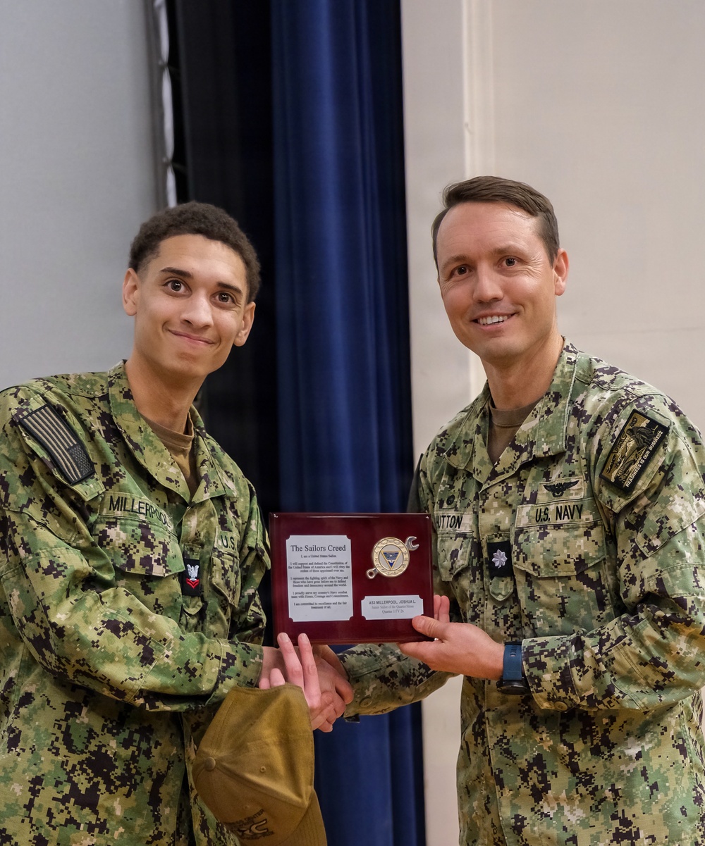 Fleet Readiness Center Northwest February 2026 Awards Quarters