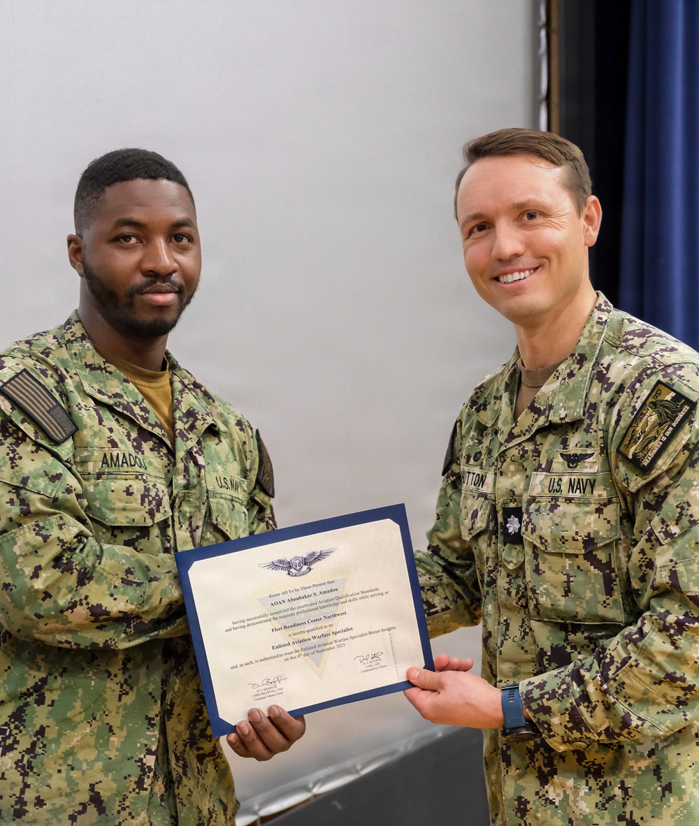 Fleet Readiness Center Northwest February 2026 Awards Quarters