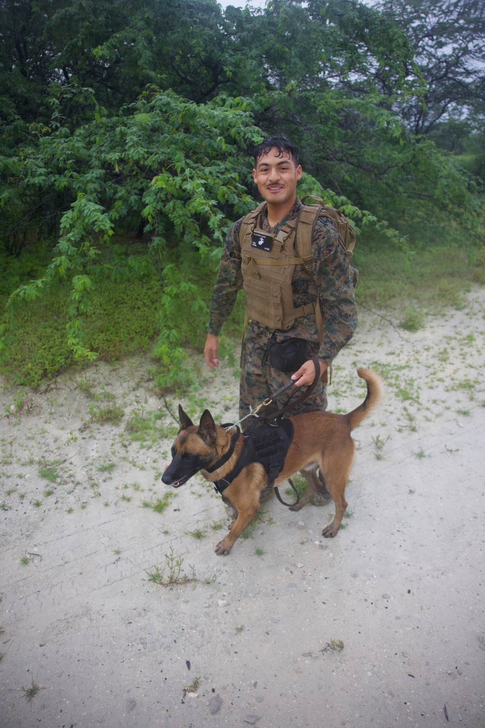 Service Members Commemorate K9 Veterans Day, Maintain Readiness with Ruck March and Explosive Detection Training