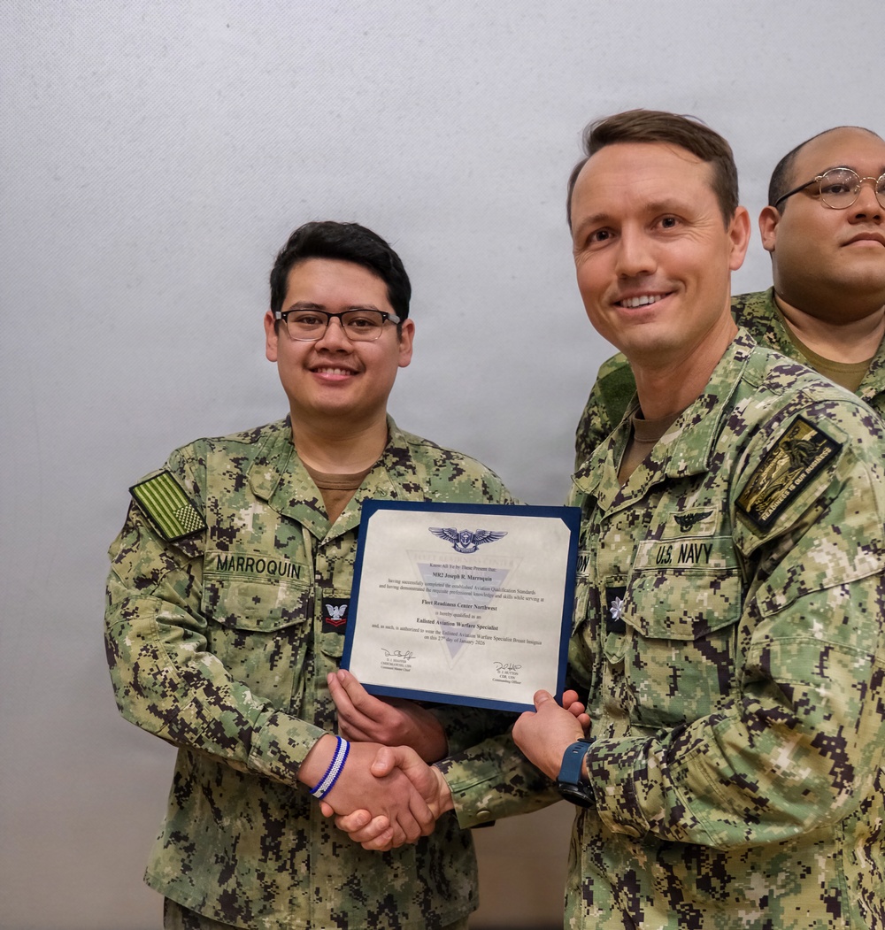 Fleet Readiness Center Northwest February 2026 Awards Quarters