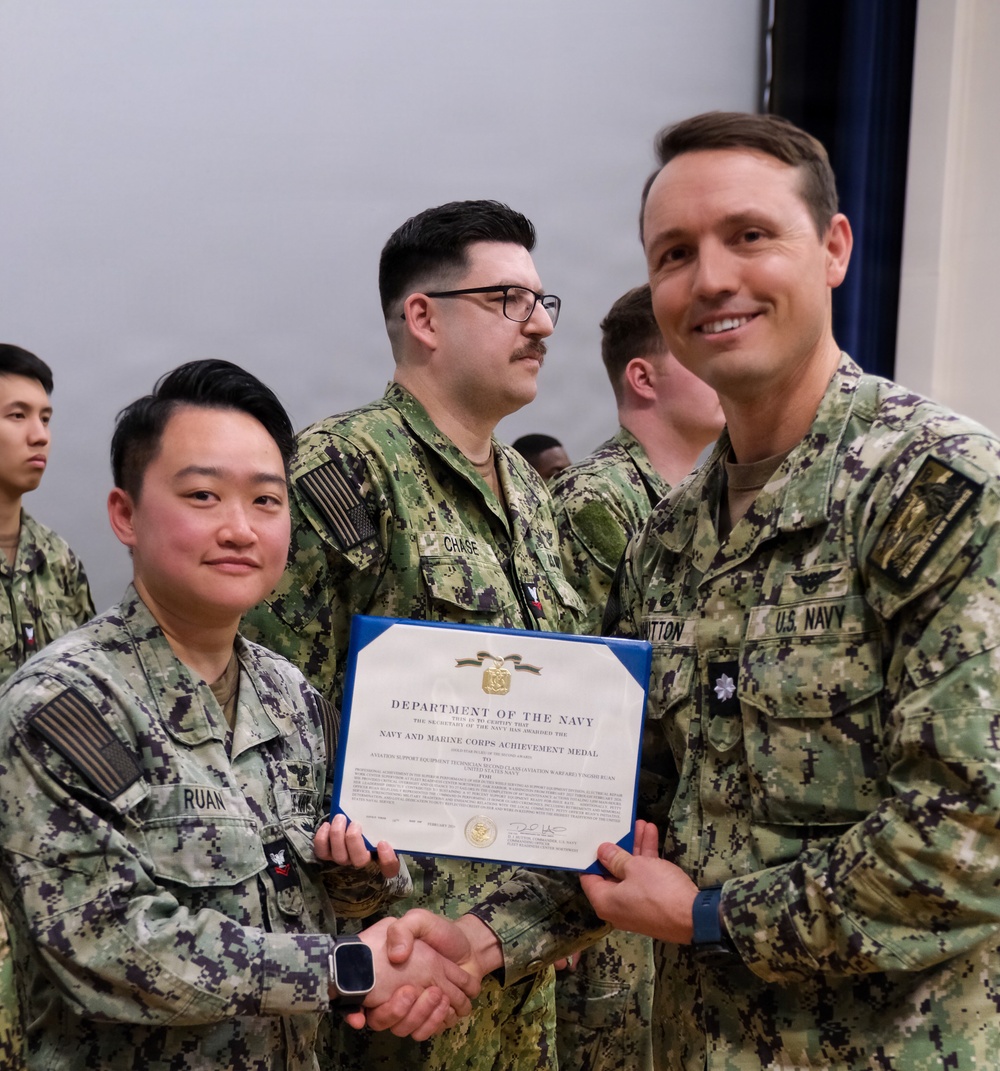 Fleet Readiness Center Northwest February 2026 Awards Quarters