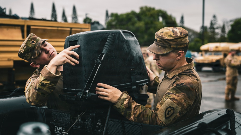 Kona Storm: 25th Infantry Division Prepares Support to Oahu Emergencies