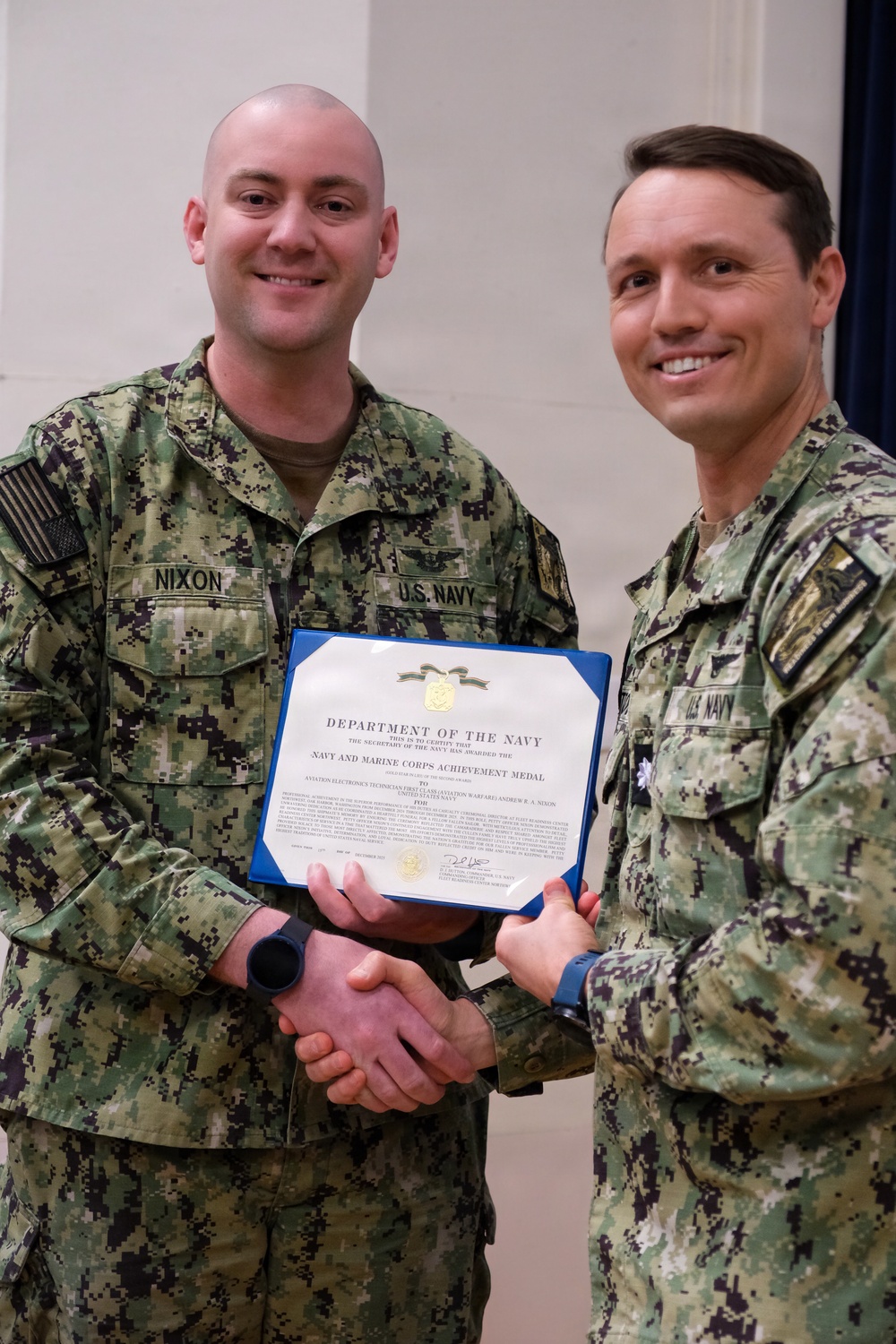 Fleet Readiness Center Northwest February 2026 Awards Quarters