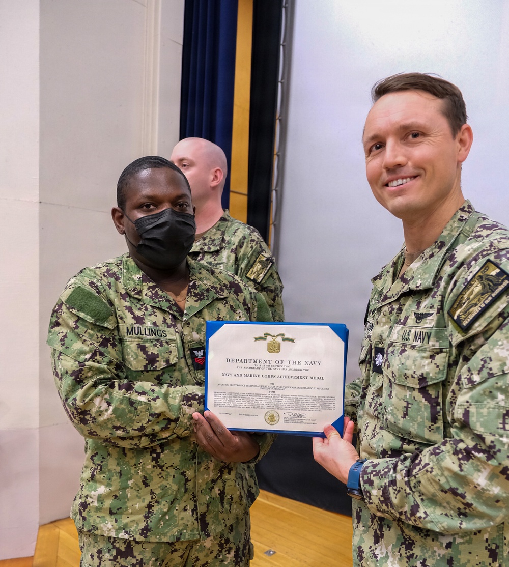 Fleet Readiness Center Northwest February 2026 Awards Quarters